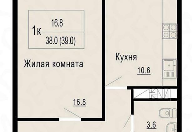 Купить 1-комнатную квартиру