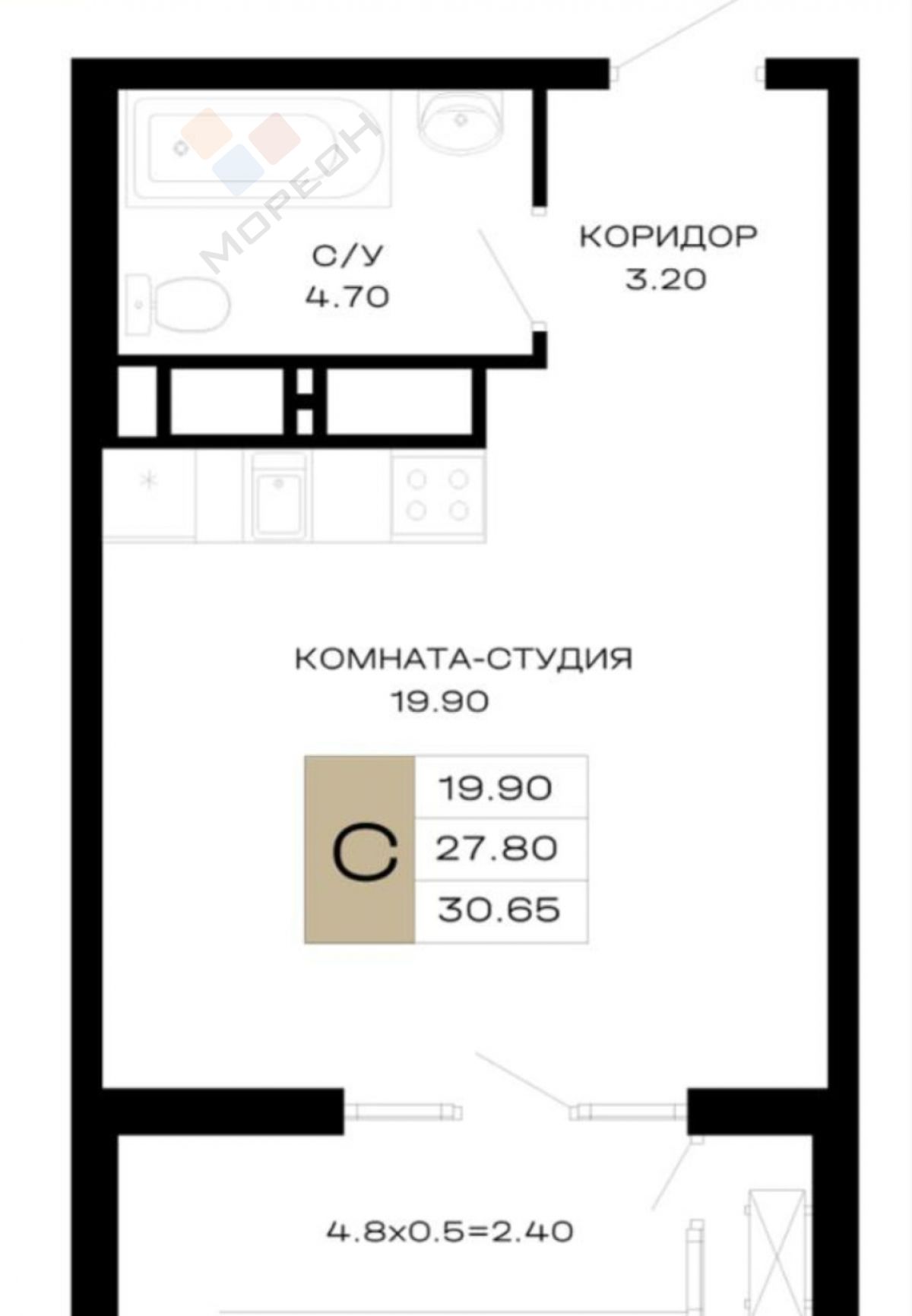 Купить 1-комнатную