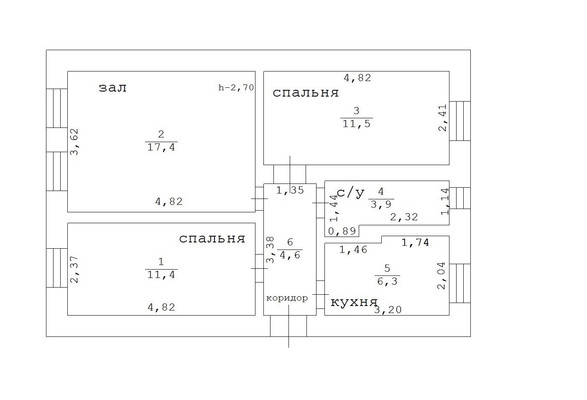 Купить 3-комнатную квартиру