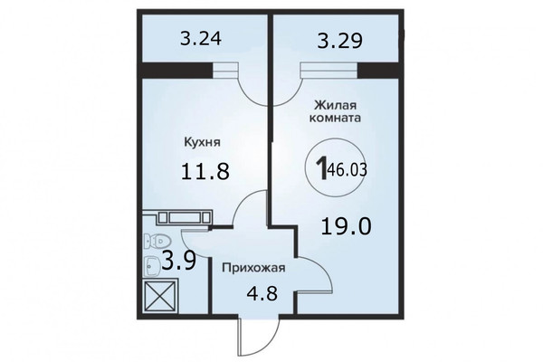 Купить 1-комнатную квартиру