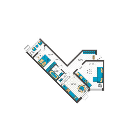 Купить 2-комнатную квартиру