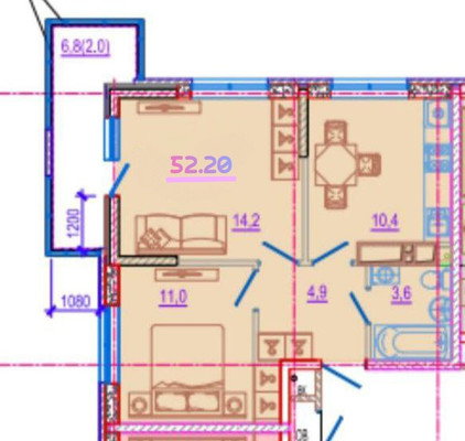 Купить 2-комнатную квартиру